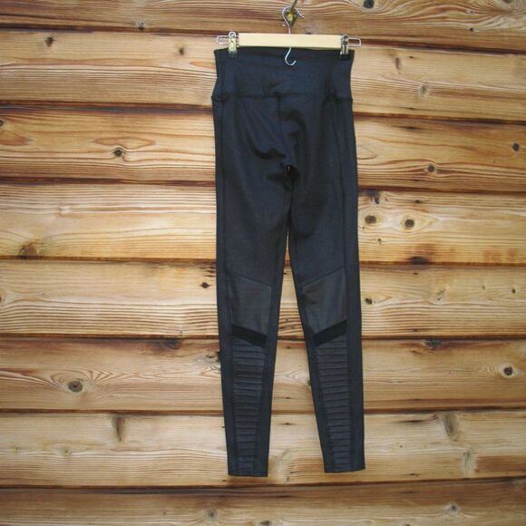 Alo Yoga High Waist Crackle Moto Leggings - Picture 7 of 10